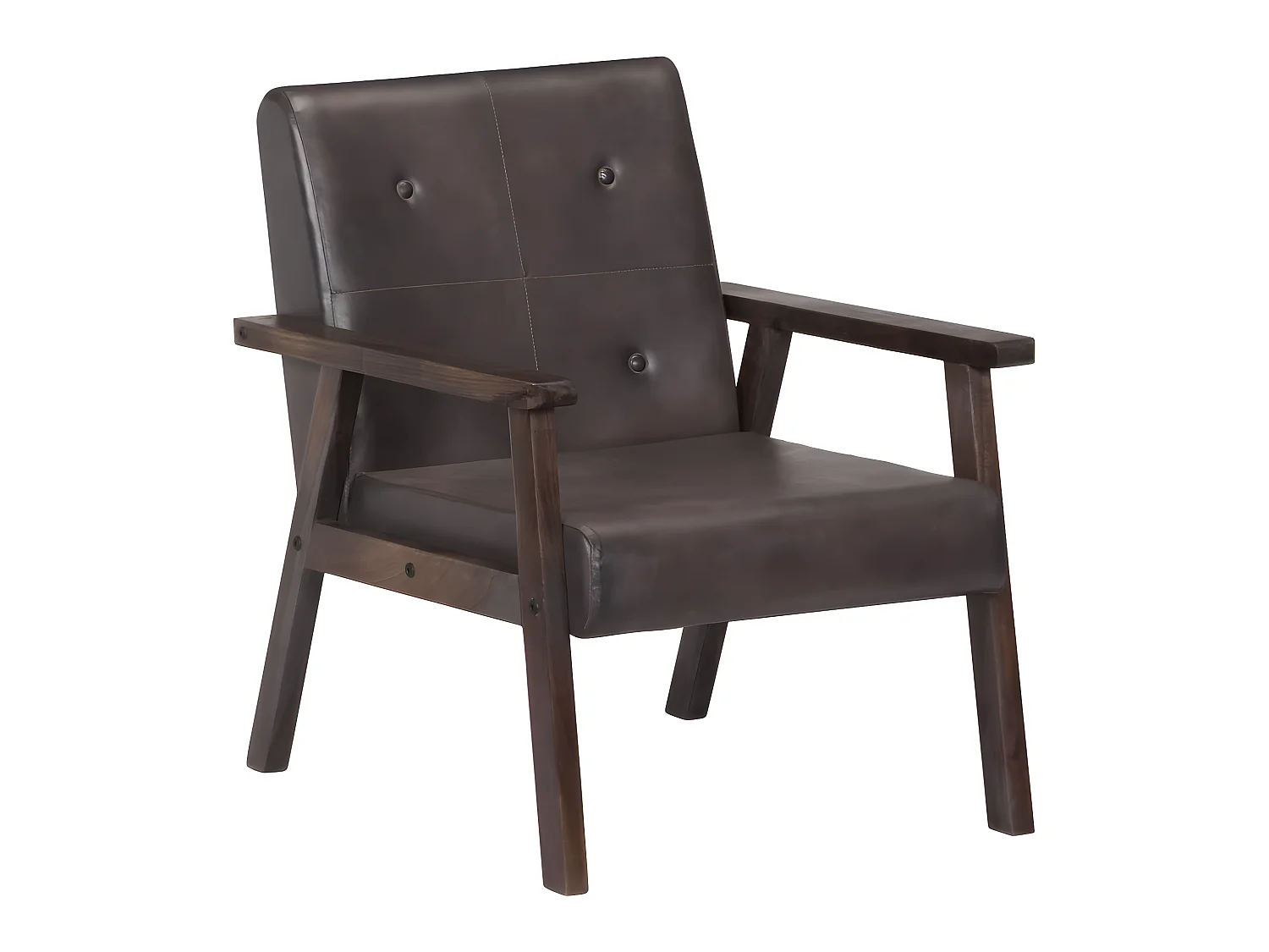 Fauteuil Gris Cuir véritable