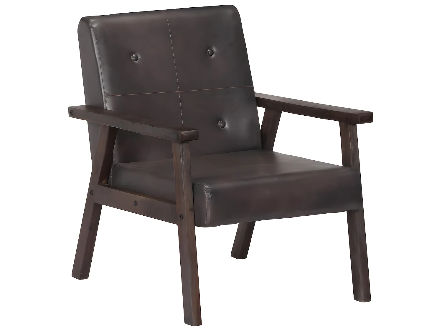 Fauteuil Gris Cuir véritable