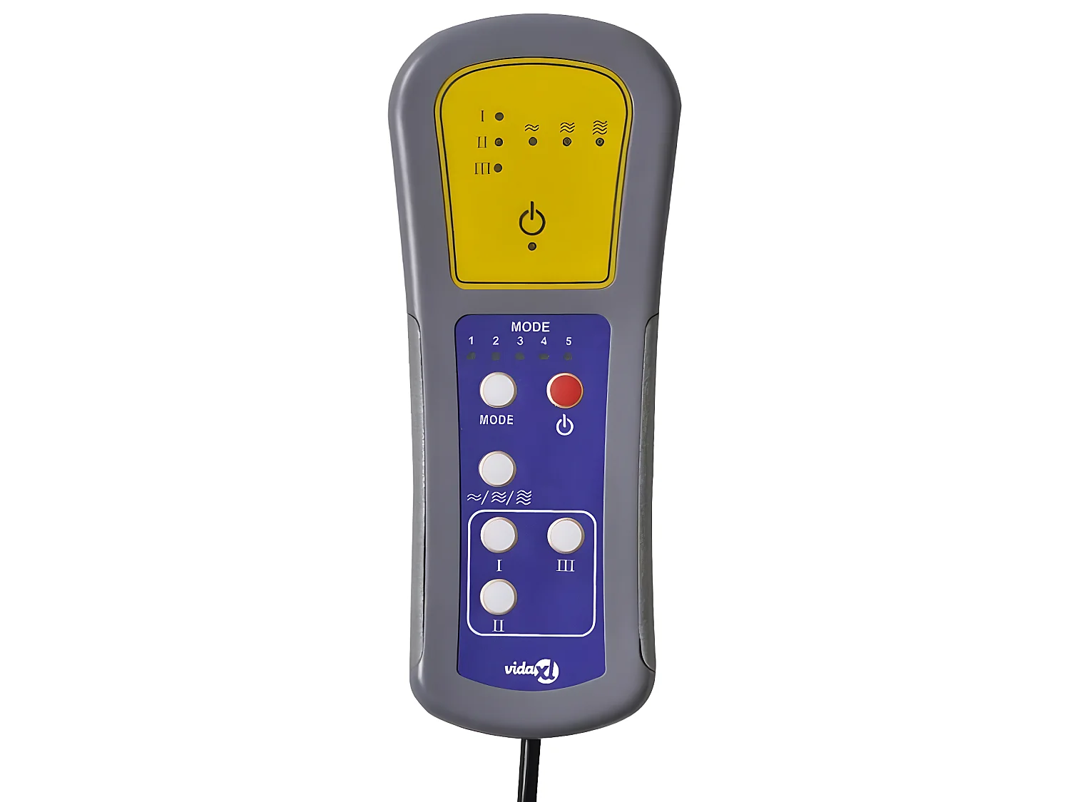 Fauteuil de massage inclinable et repose-pieds gris foncé tissu