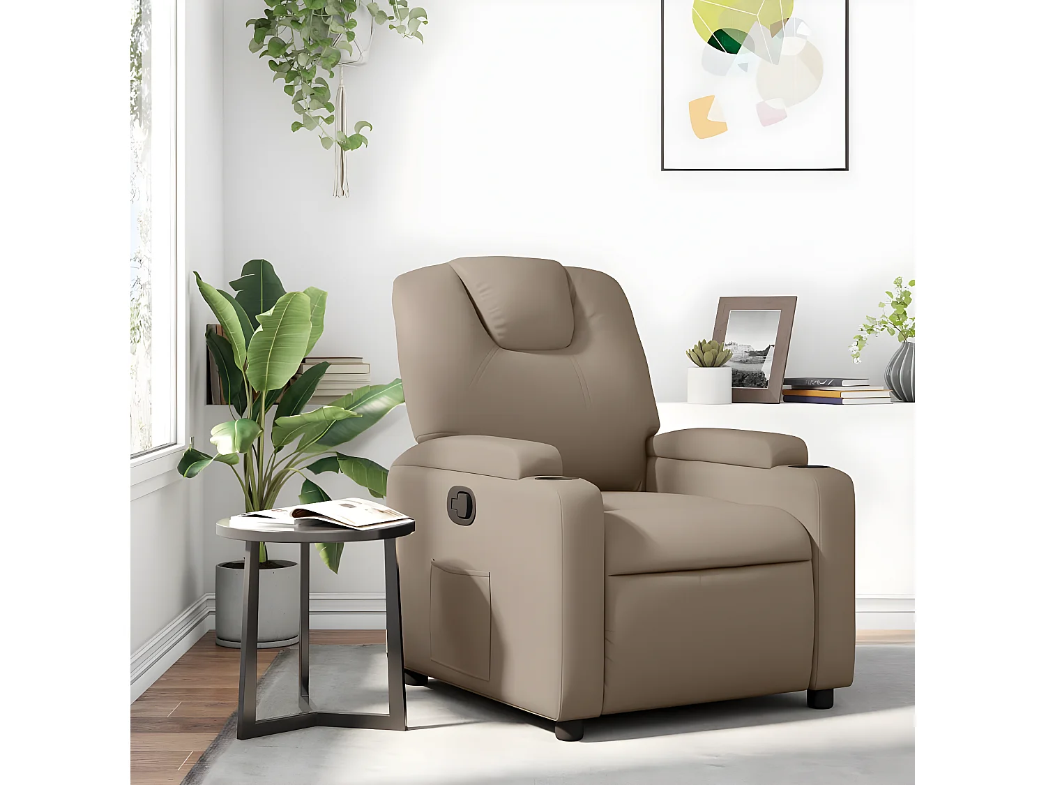 Fauteuil inclinable Cappuccino Similicuir