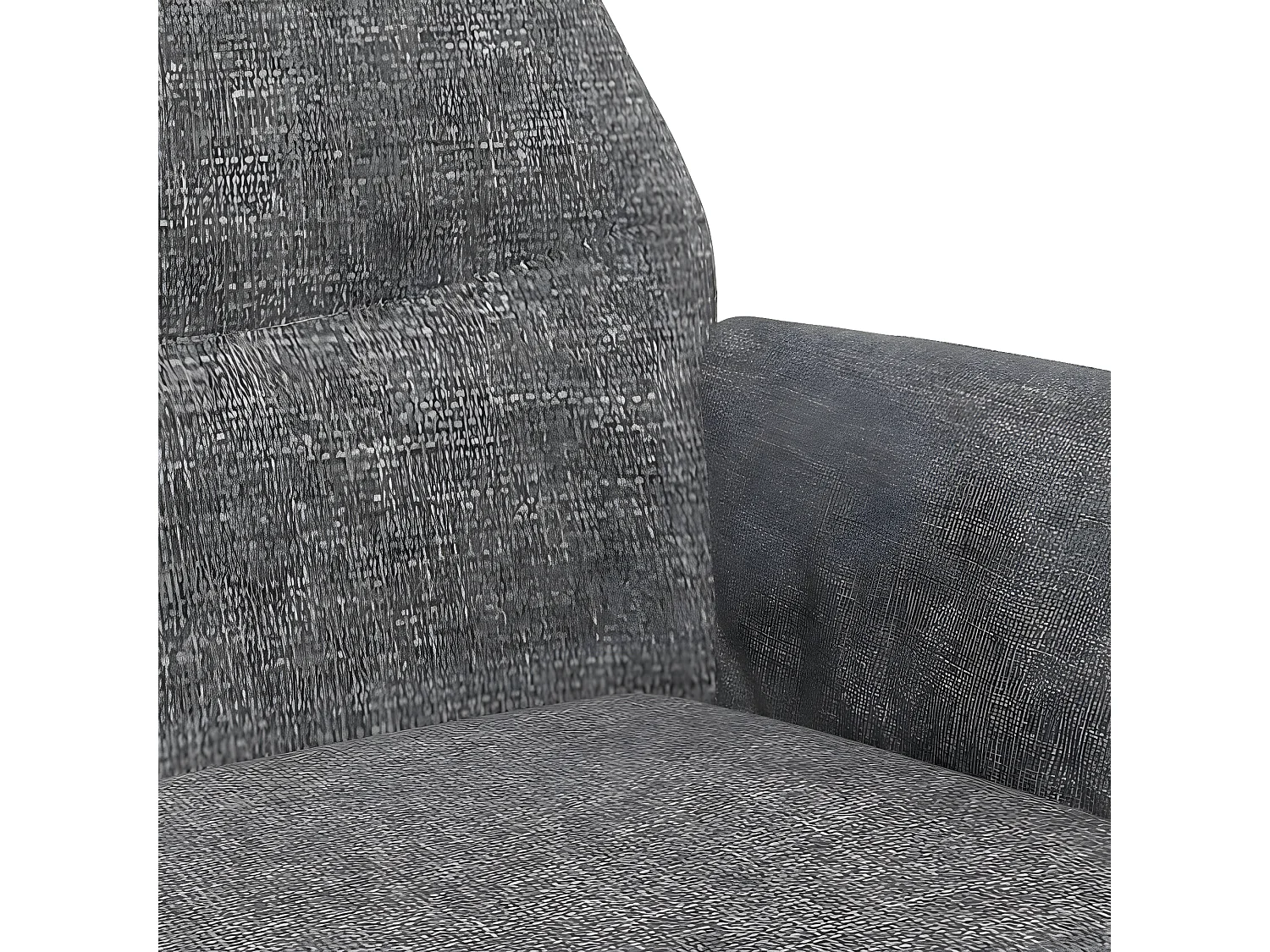 Ontspanningsstoel Lichtgrijze stof