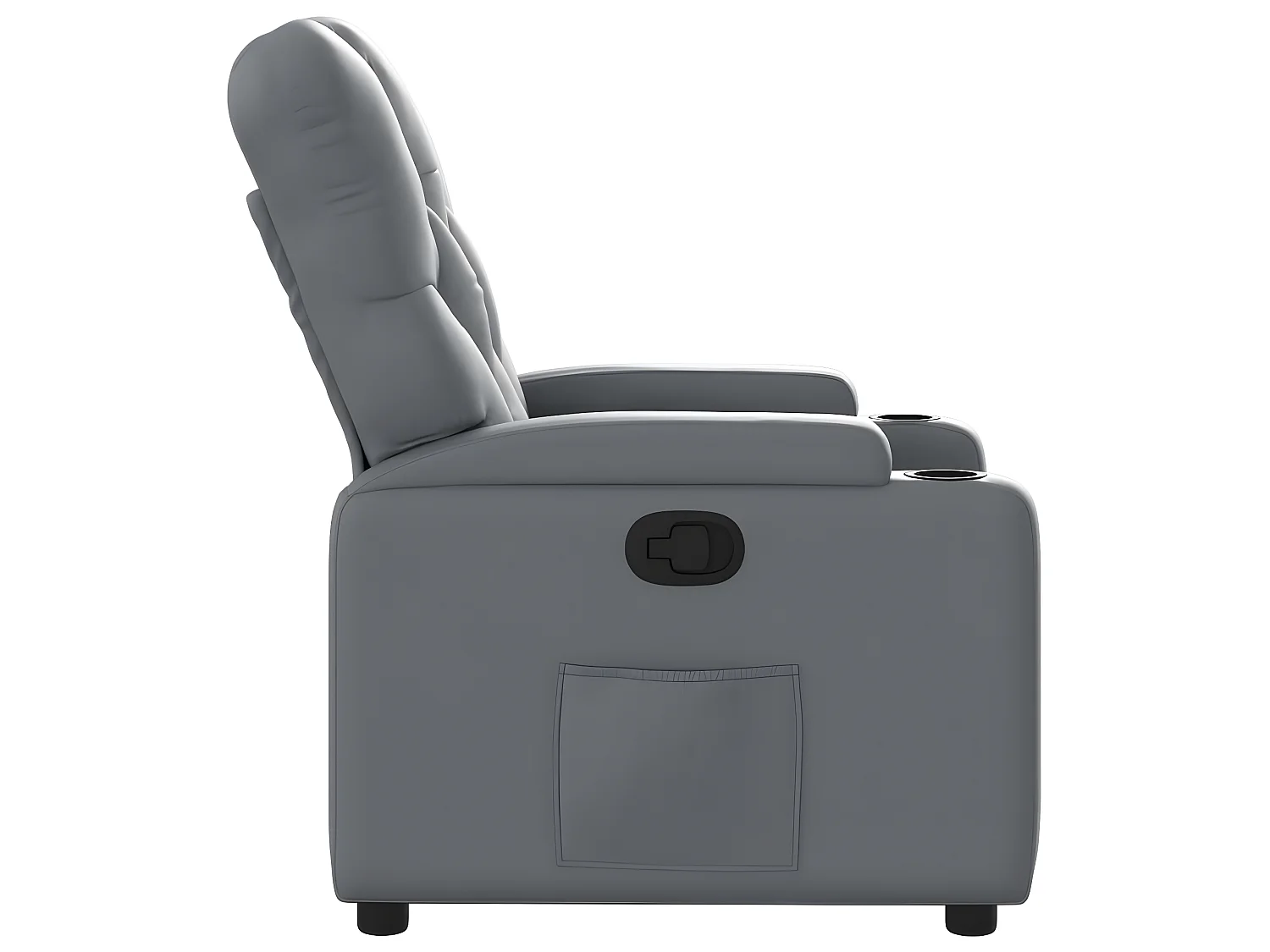 Fauteuil inclinable Gris Similicuir