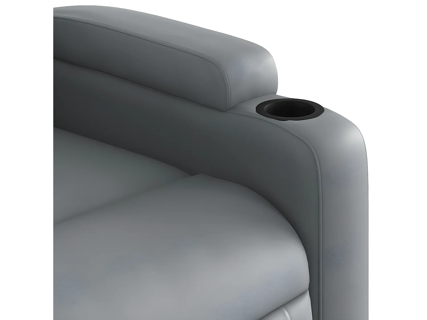 Fauteuil inclinable Gris Similicuir