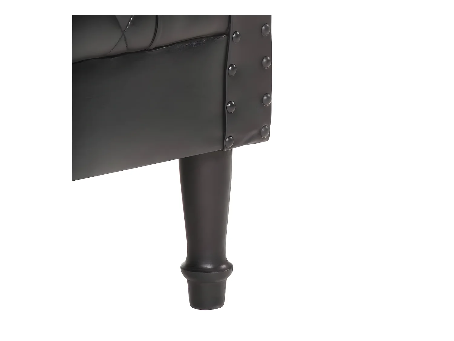 Sillón negro Piel auténtica de cabra