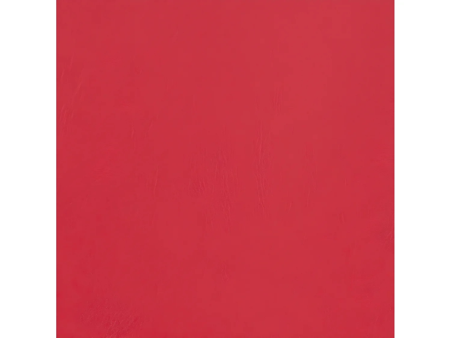 Fauteuil cabriolet avec repose-pied rouge similicuir