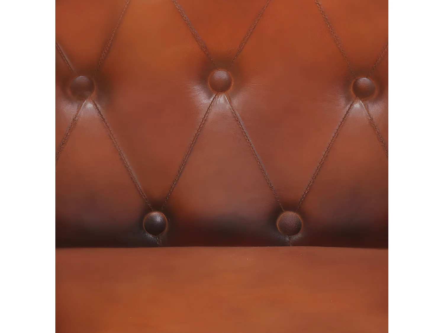 Fauteuil Marron Cuir véritable