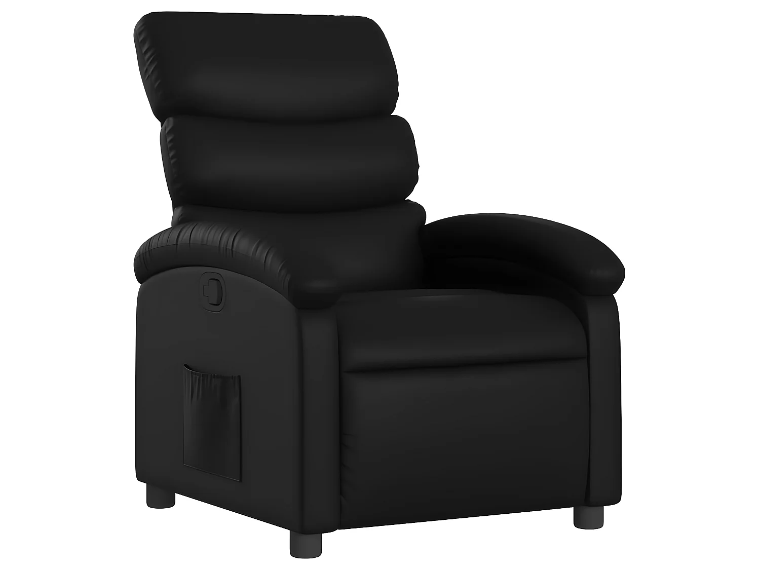 Fauteuil inclinable Noir Similicuir