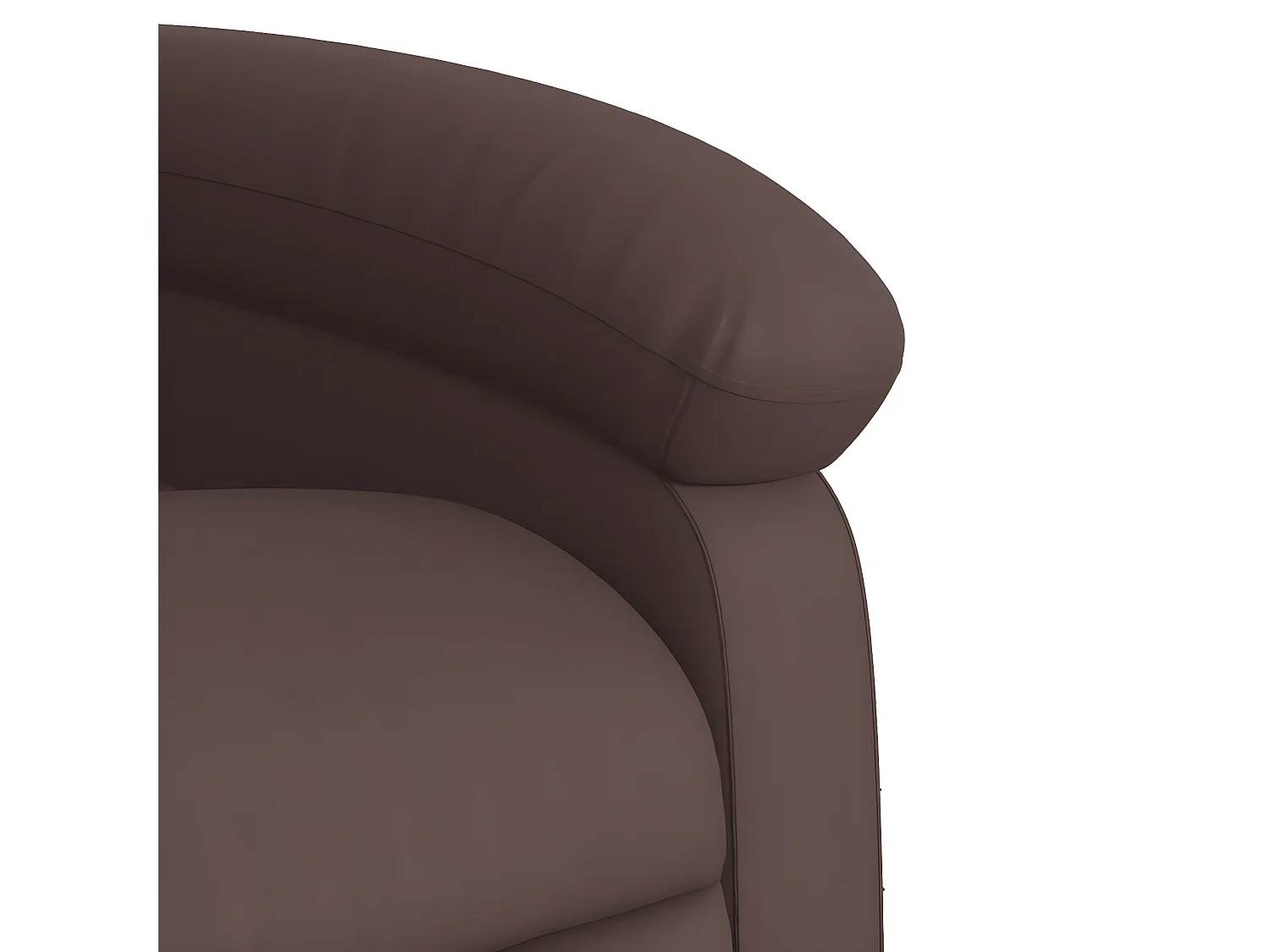Fauteuil inclinable Marron Similicuir
