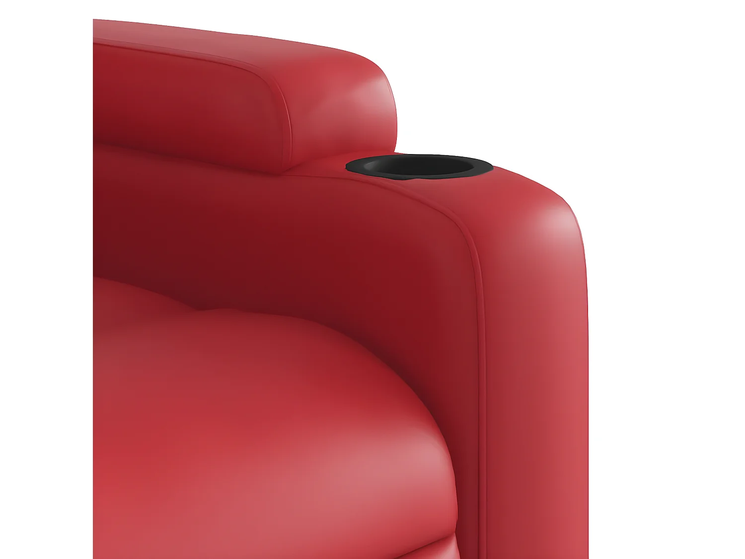 Fauteuil inclinable Rouge Similicuir