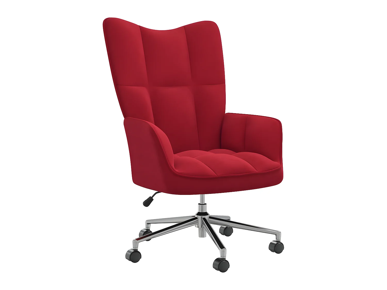 Poltrona relax Velluto rosso bordeaux