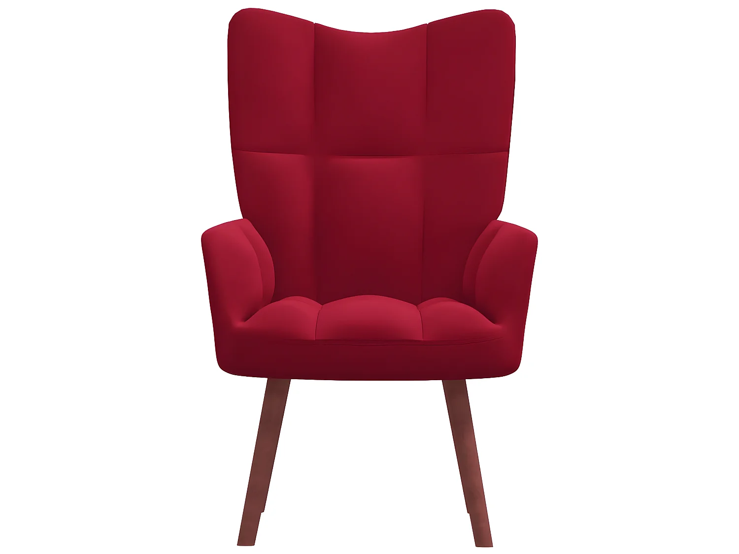 Sillón de relajación Terciopelo rojo burdeos