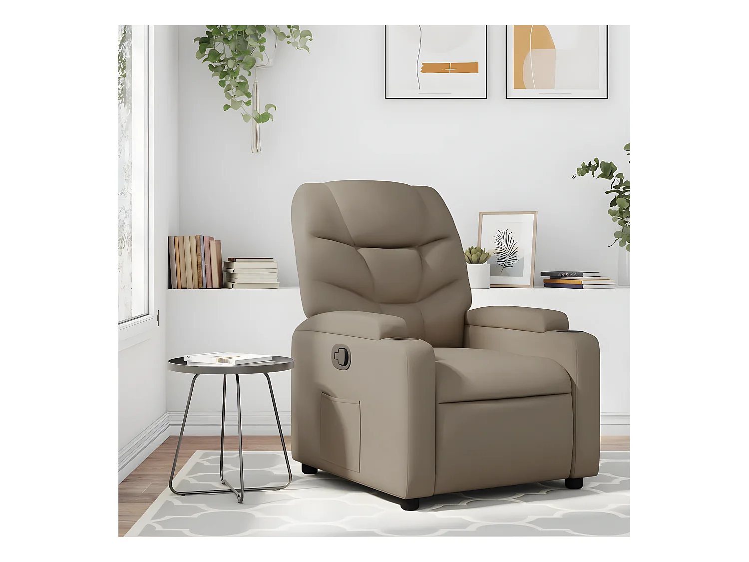 Fauteuil inclinable Cappuccino Similicuir