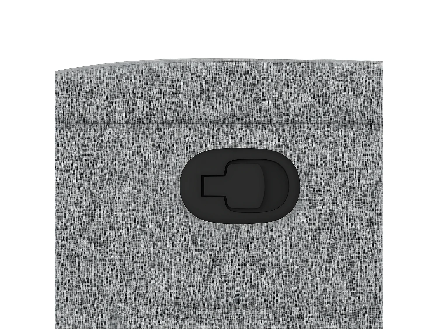 Fauteuil inclinable Gris clair Tissu