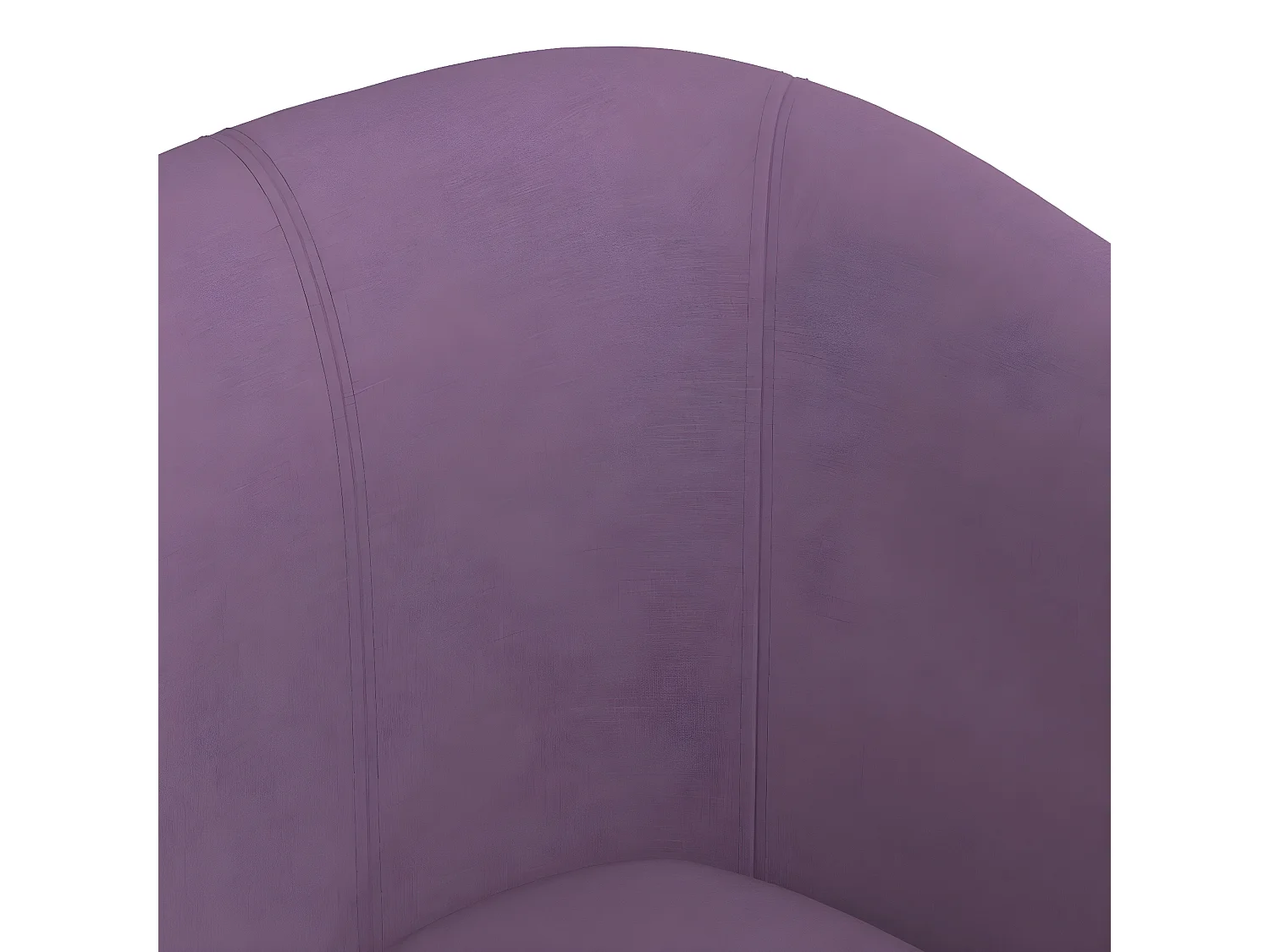 Fauteuil cabriolet avec repose-pied violet tissu
