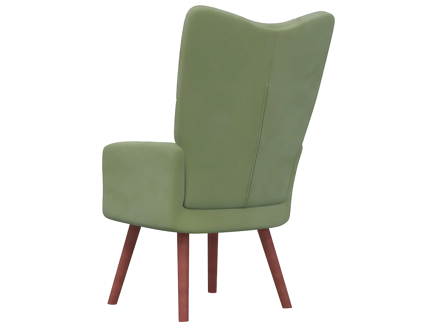 Chaise de relaxation Vert clair Velours