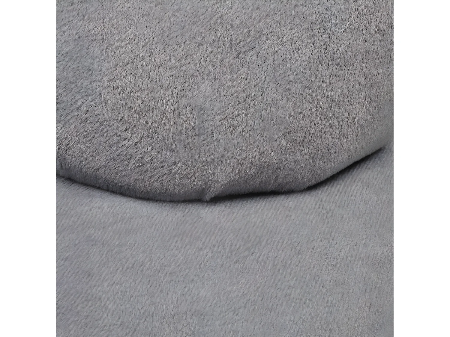 Silla con forma de mano Terciopelo Gris