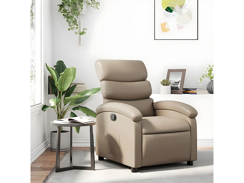 Fauteuil inclinable Cappuccino Similicuir