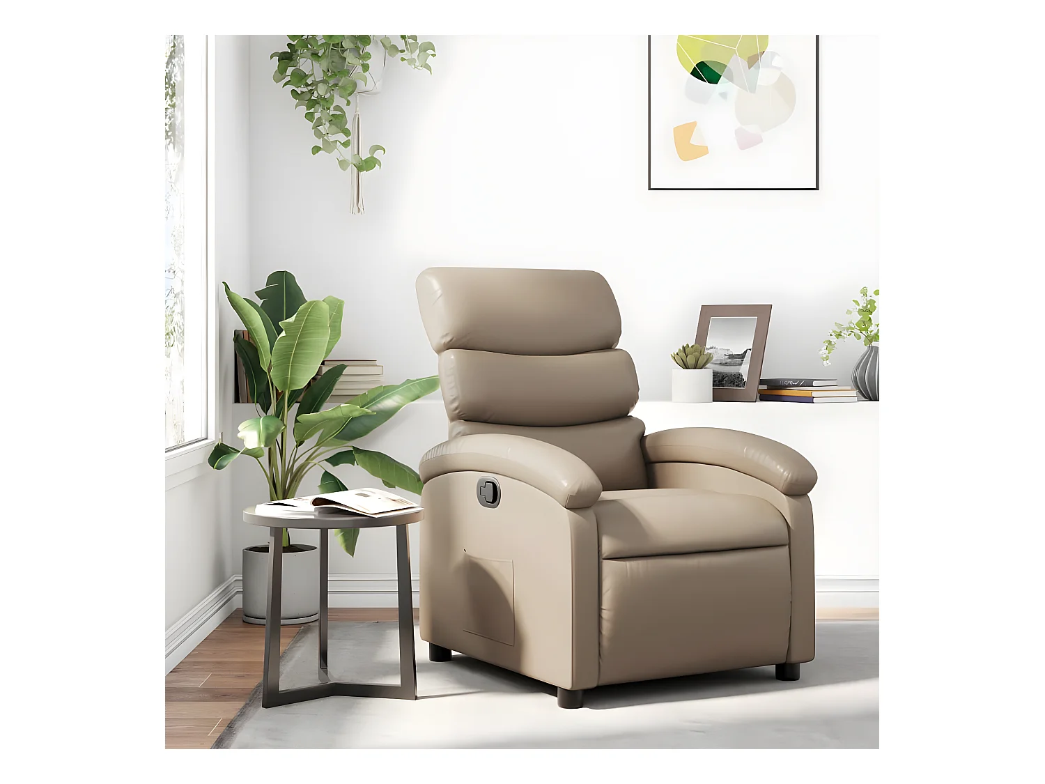 Fauteuil inclinable Cappuccino Similicuir