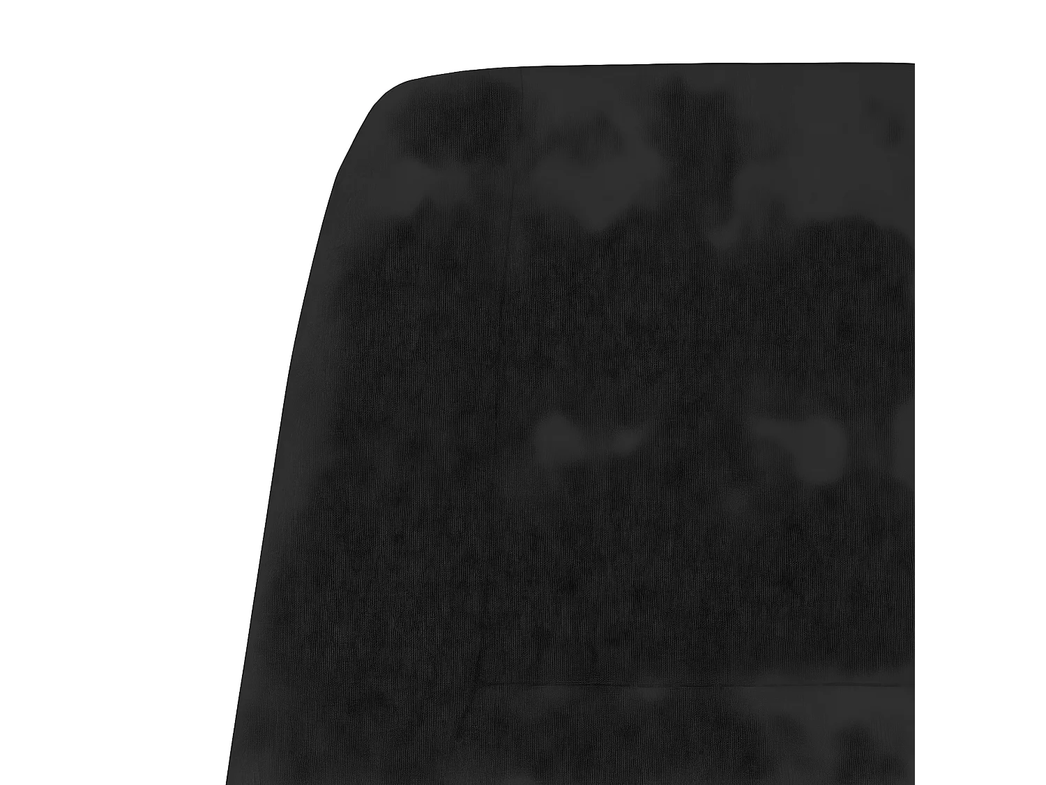 Chaise de relaxation Noir Tissu