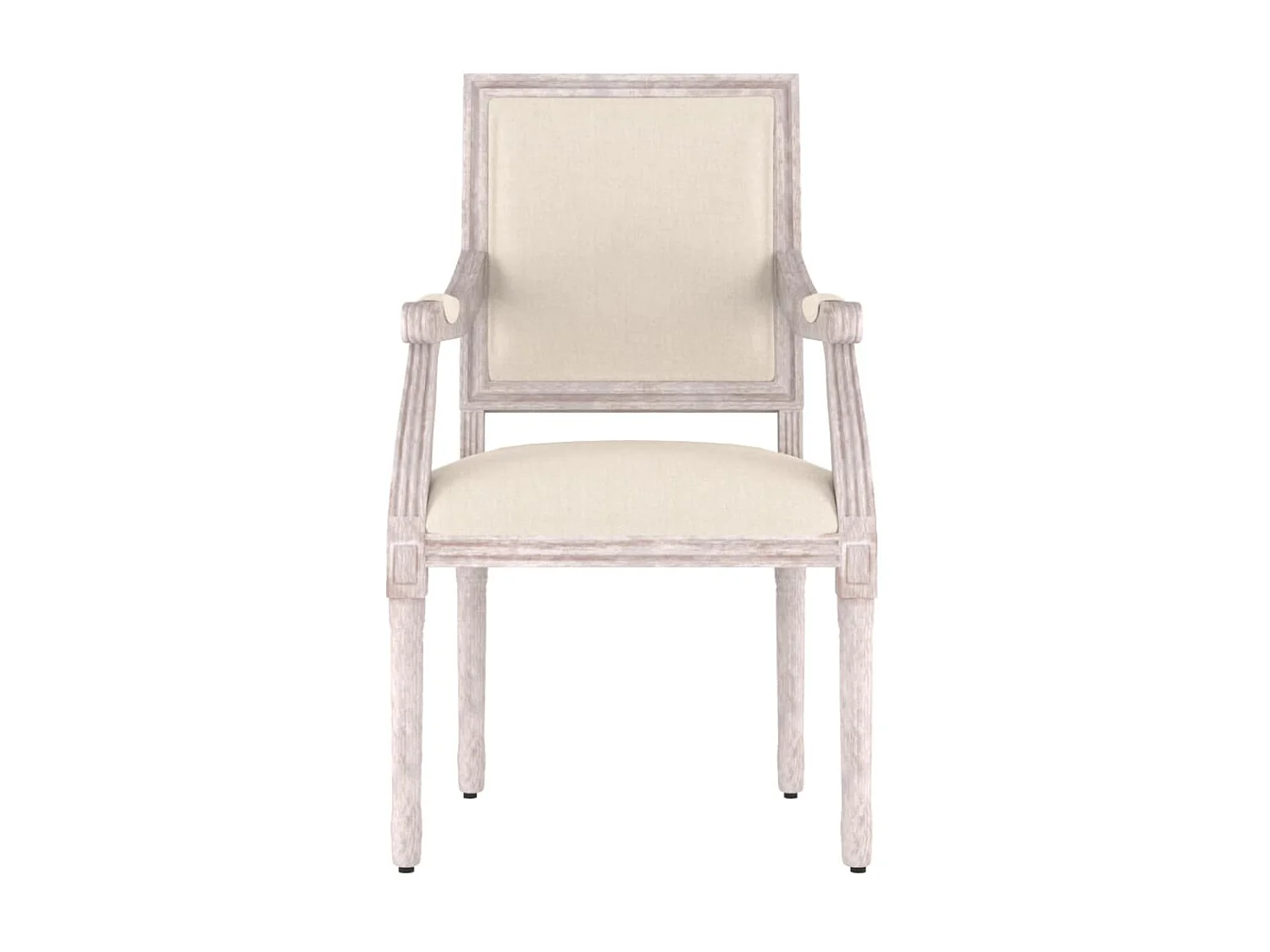 Beige fauteuil 54x59x99 cm linnen