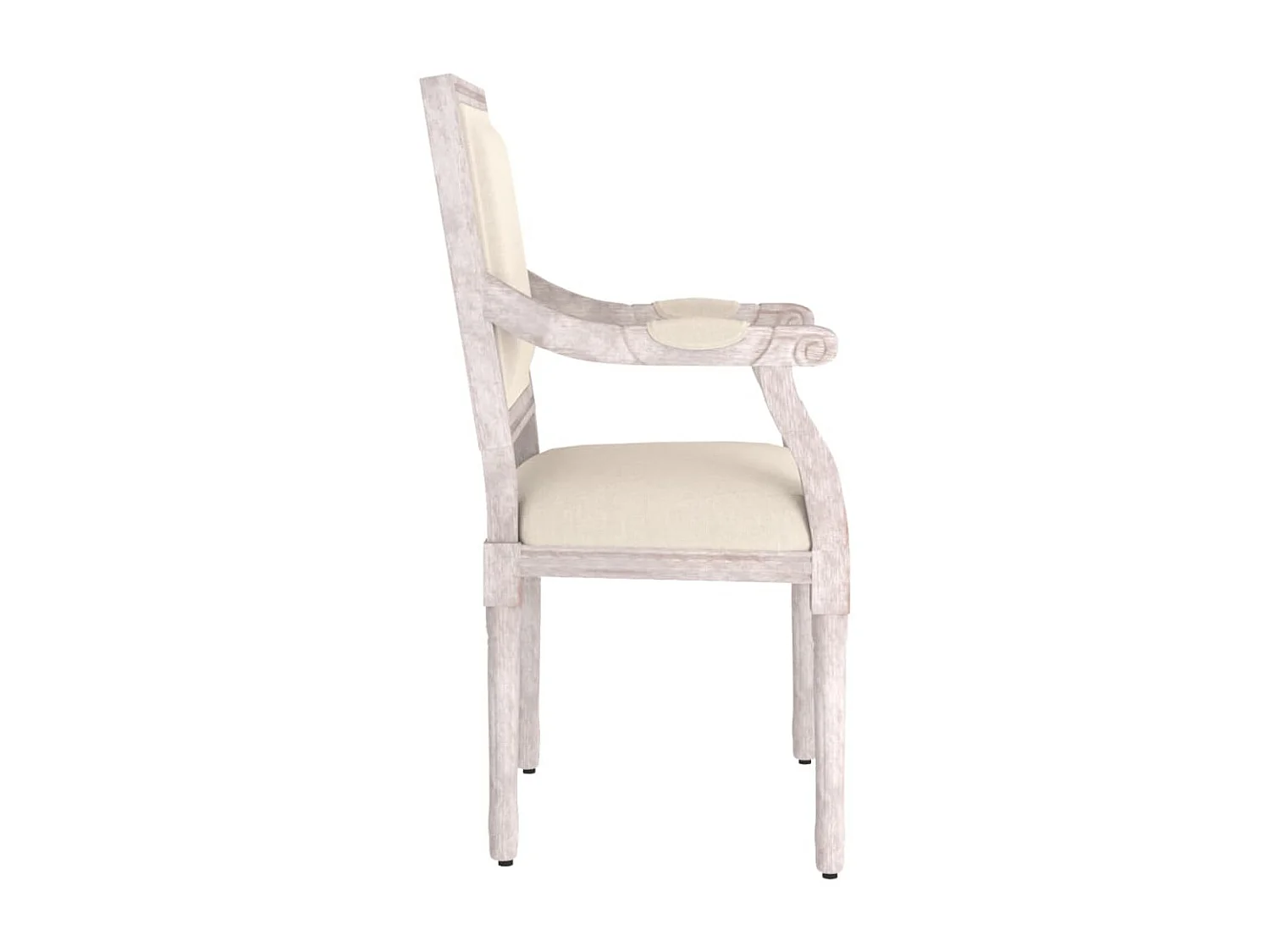 Beige fauteuil 54x59x99 cm linnen