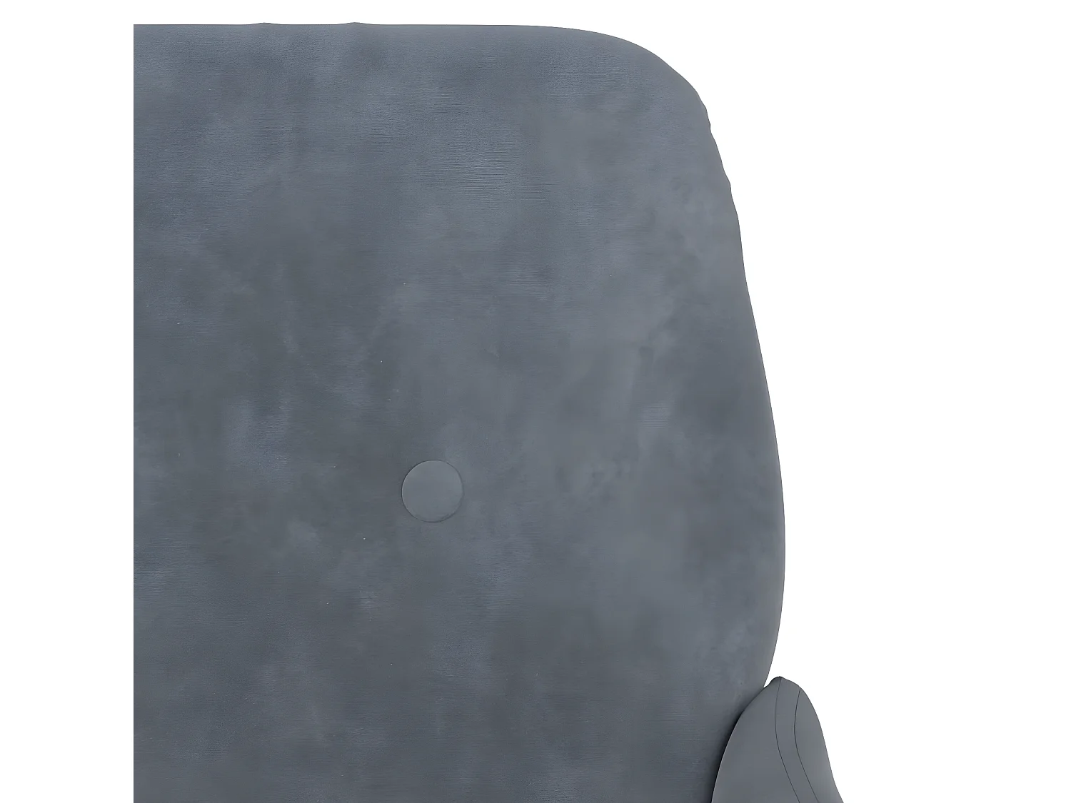 Poltrona Cinza escuro 62x79x79 cm Veludo