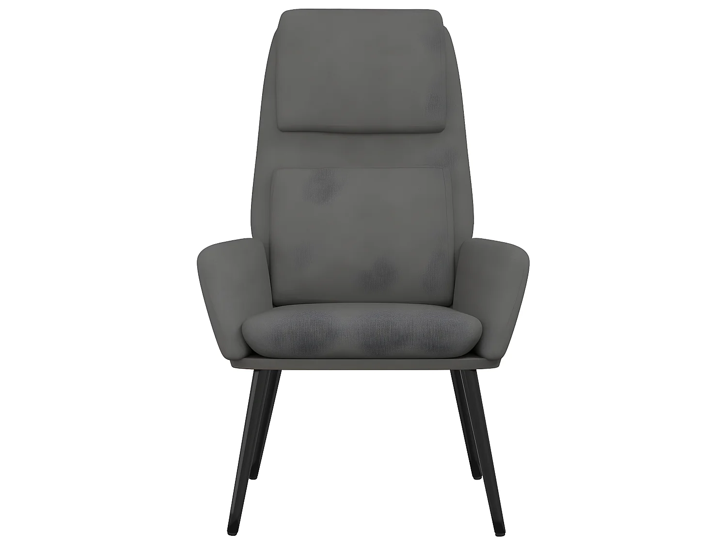 Chaise de relaxation Gris clair Tissu