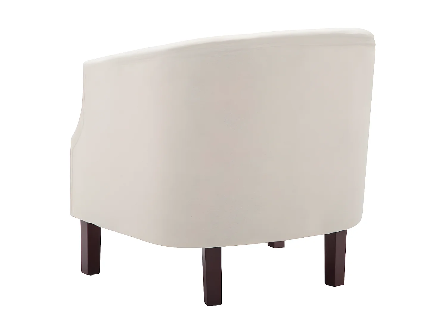 Sillón de tela beige