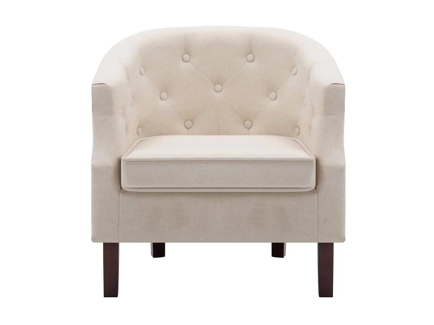 Fauteuil Beige Tissu