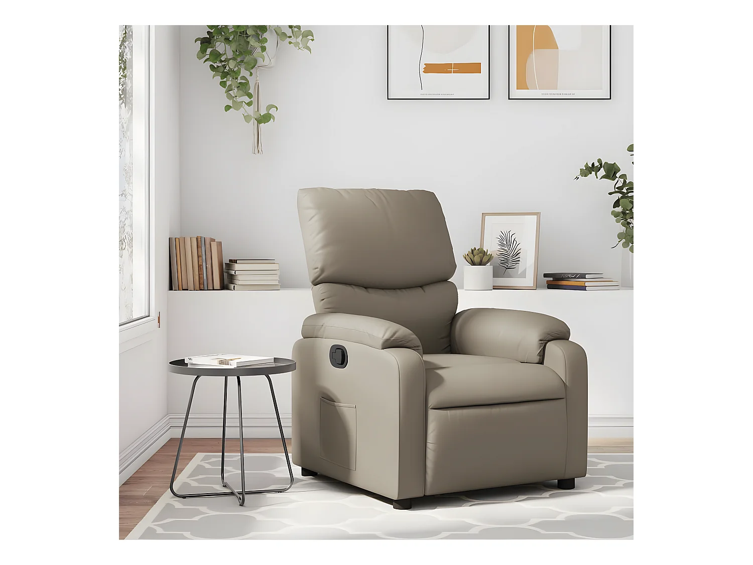 Fauteuil inclinable Cappuccino Similicuir