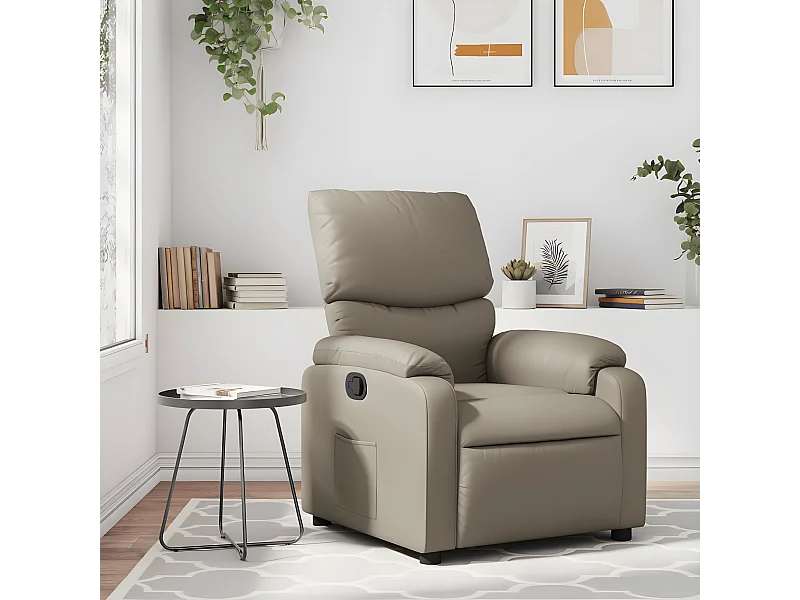 Fauteuil inclinable Cappuccino Similicuir