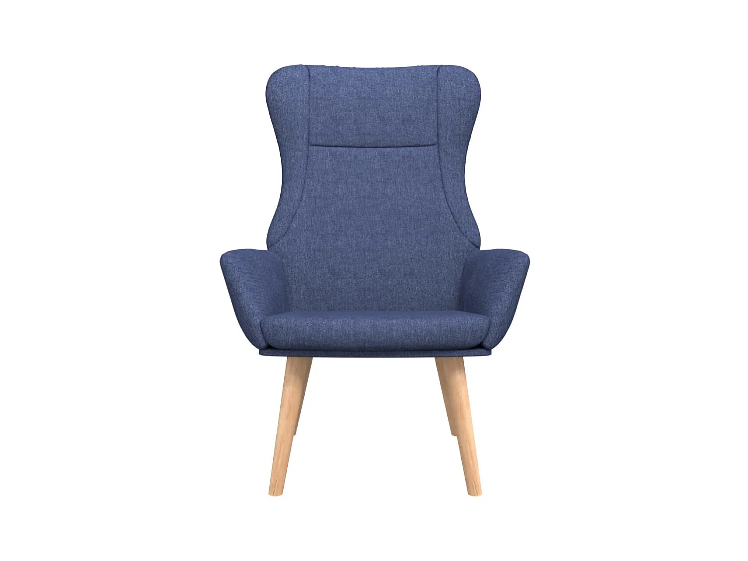 Chaise de relaxation Bleu Tissu