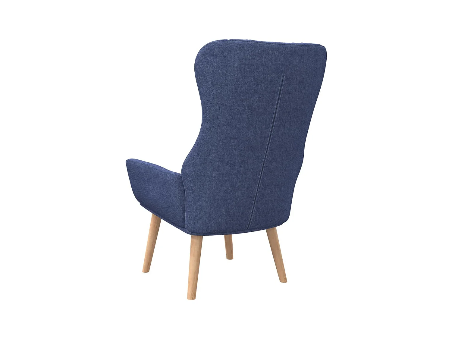 Chaise de relaxation Bleu Tissu