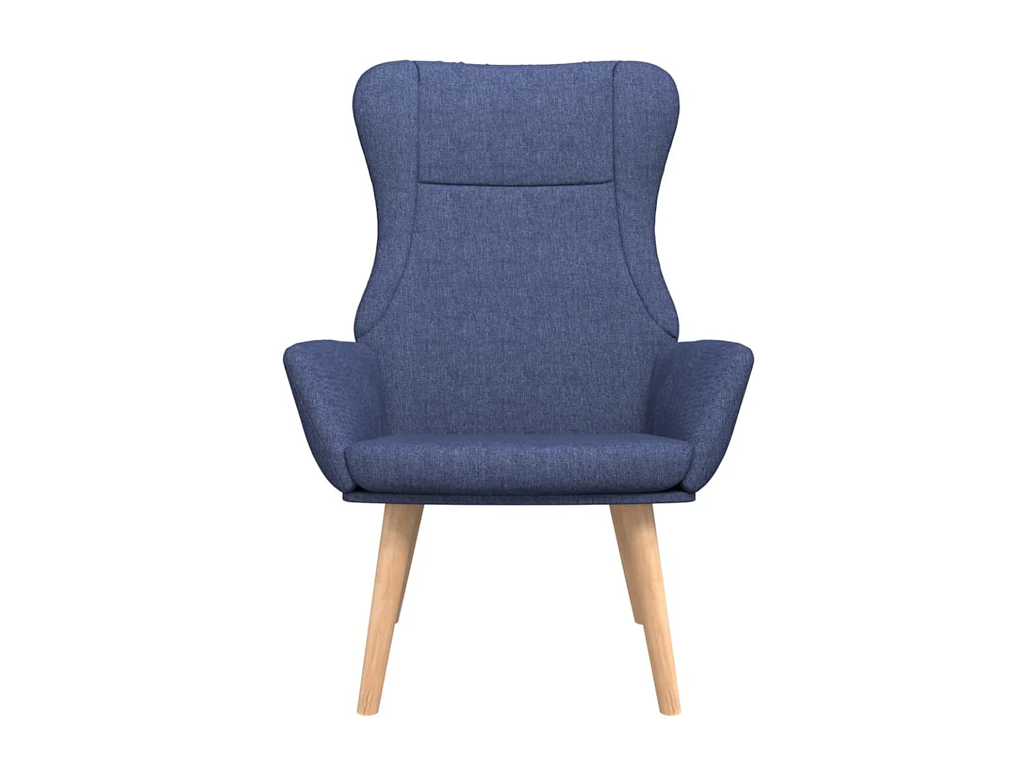 Chaise de relaxation Bleu Tissu