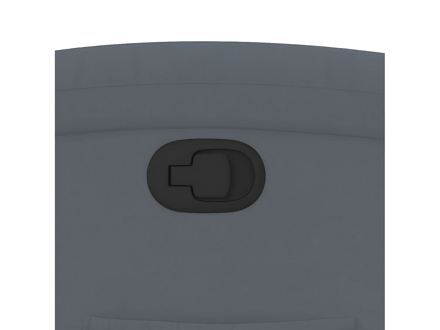 Fauteuil inclinable Gris foncé Velours