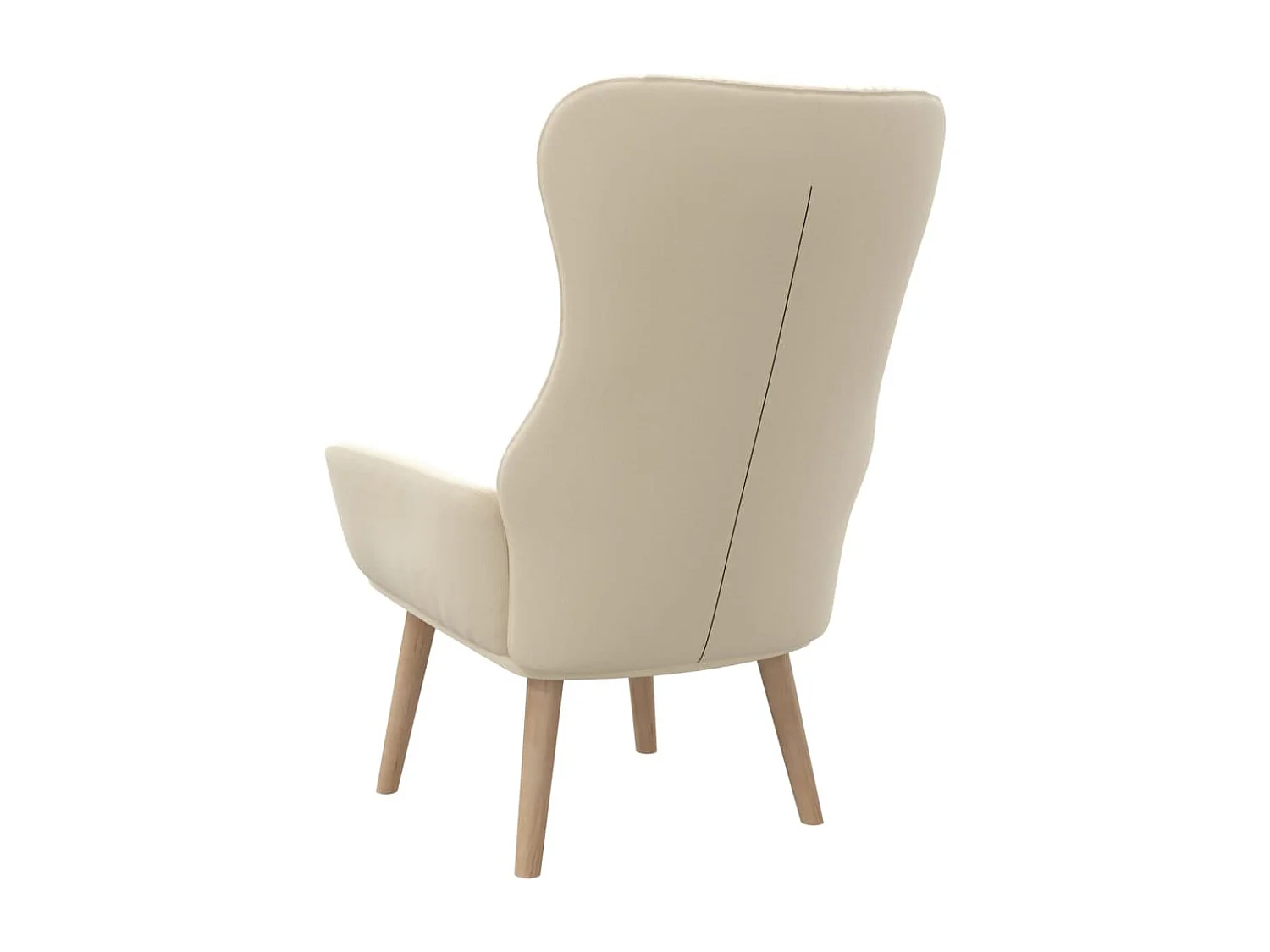 Chaise de relaxation Crème Tissu