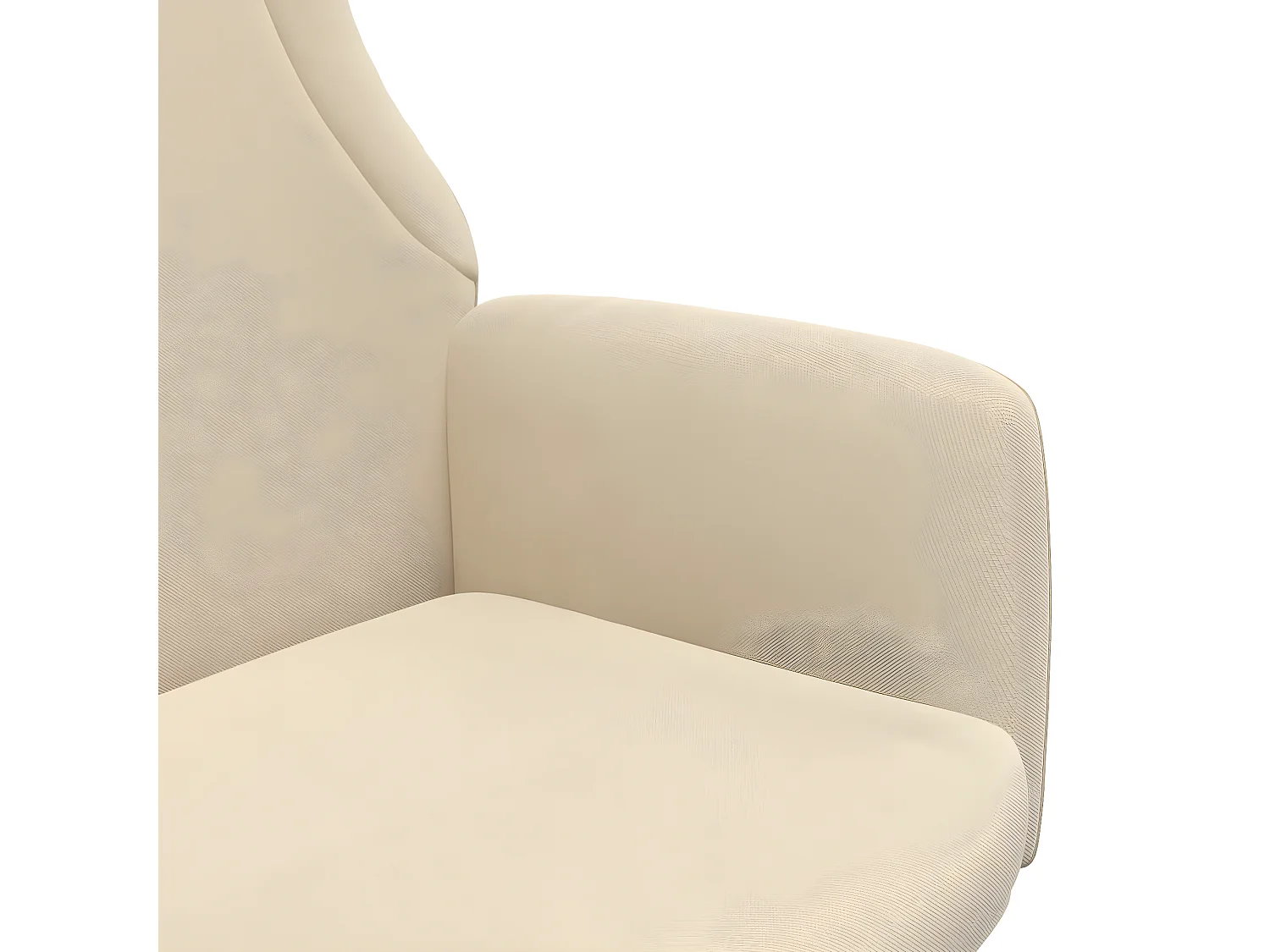 Chaise de relaxation Crème Tissu