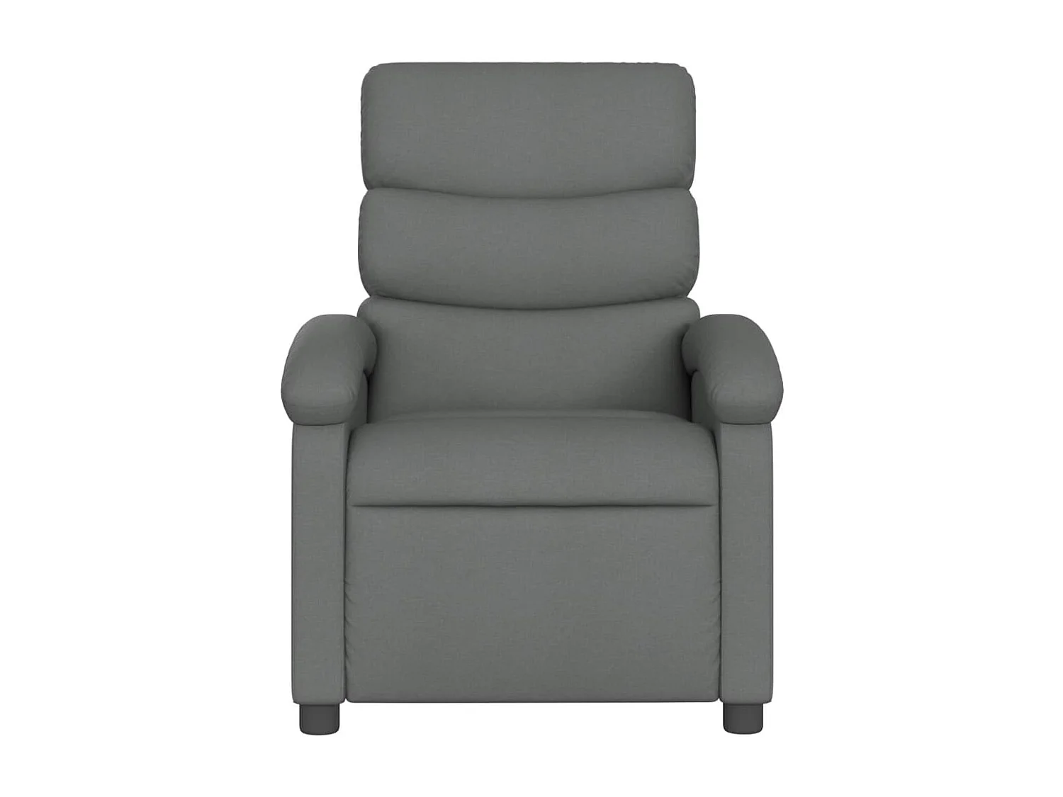 Fauteuil inclinable Gris foncé Tissu