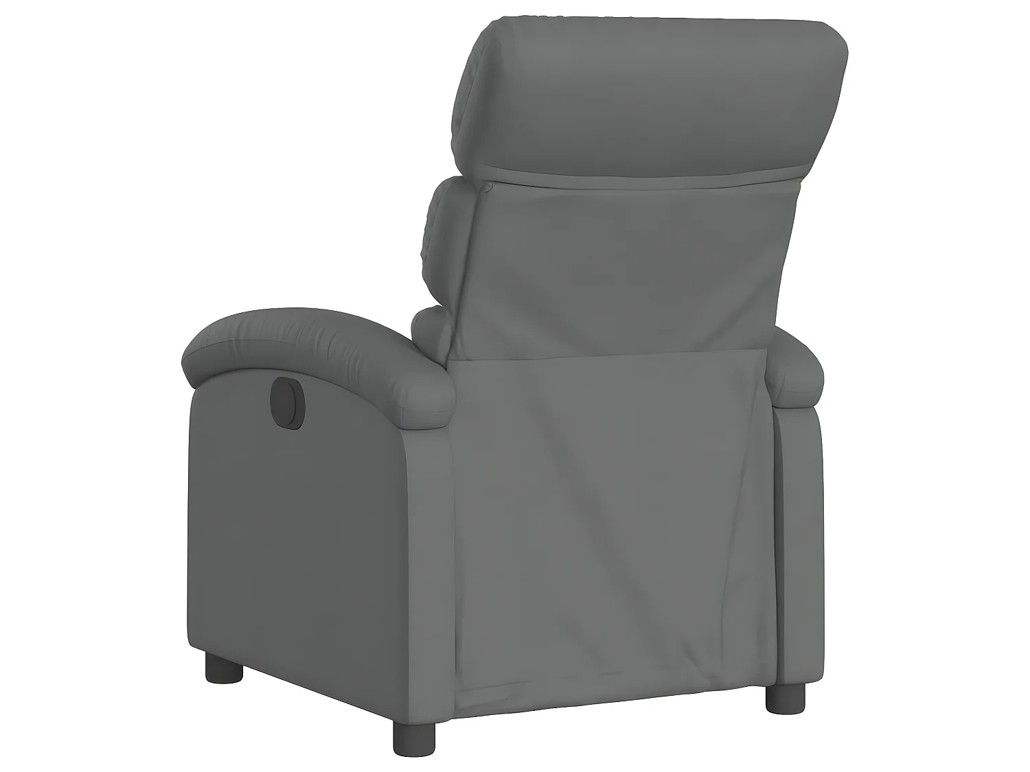 Fauteuil inclinable Gris foncé Tissu