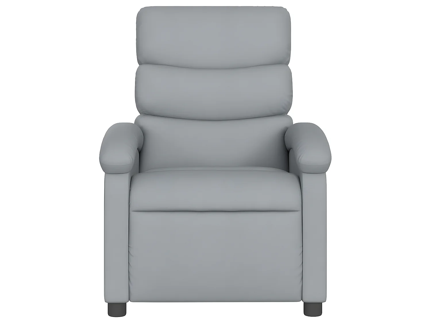 Fauteuil inclinable Gris clair Tissu