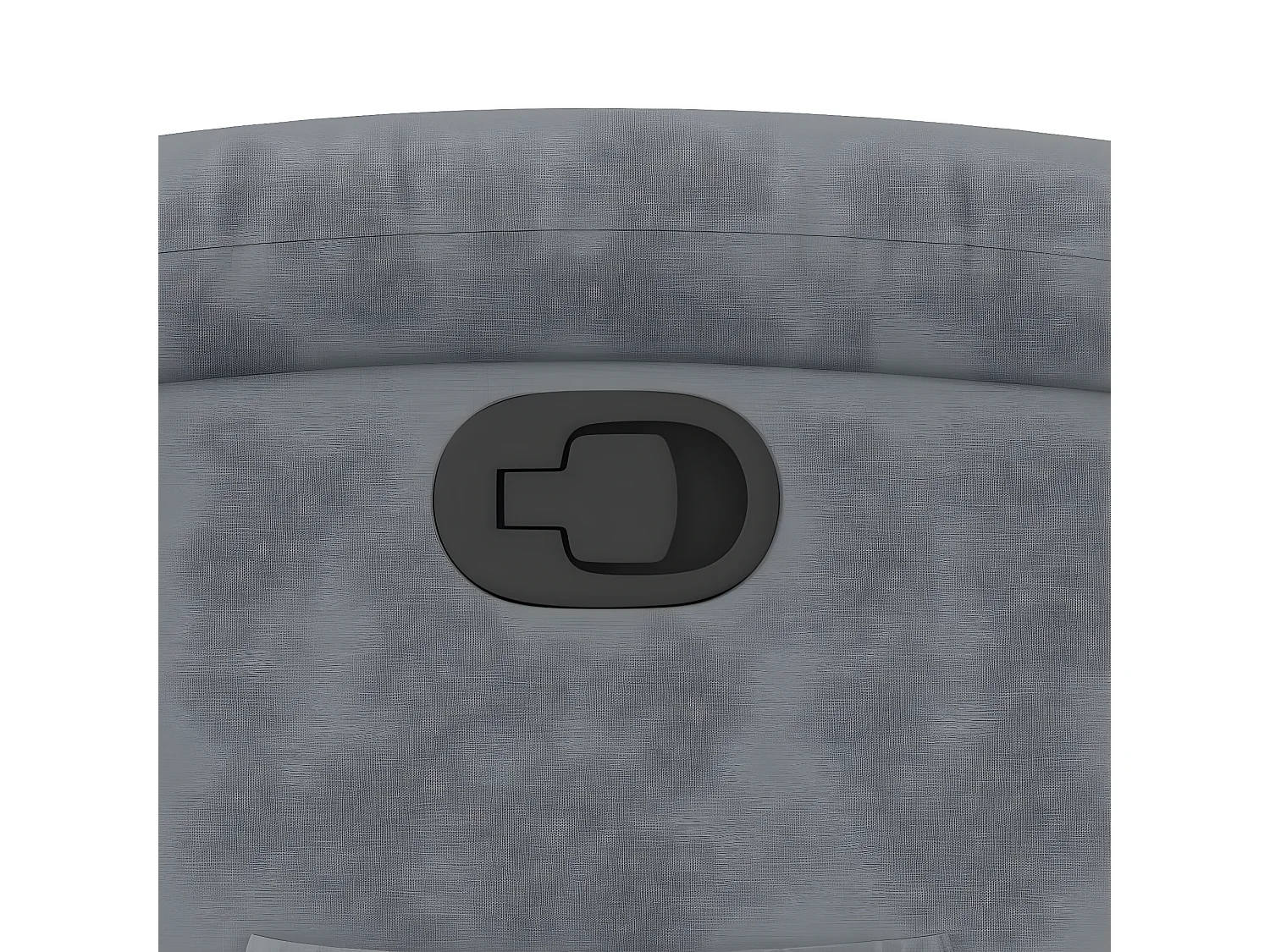 Fauteuil inclinable Gris clair Tissu