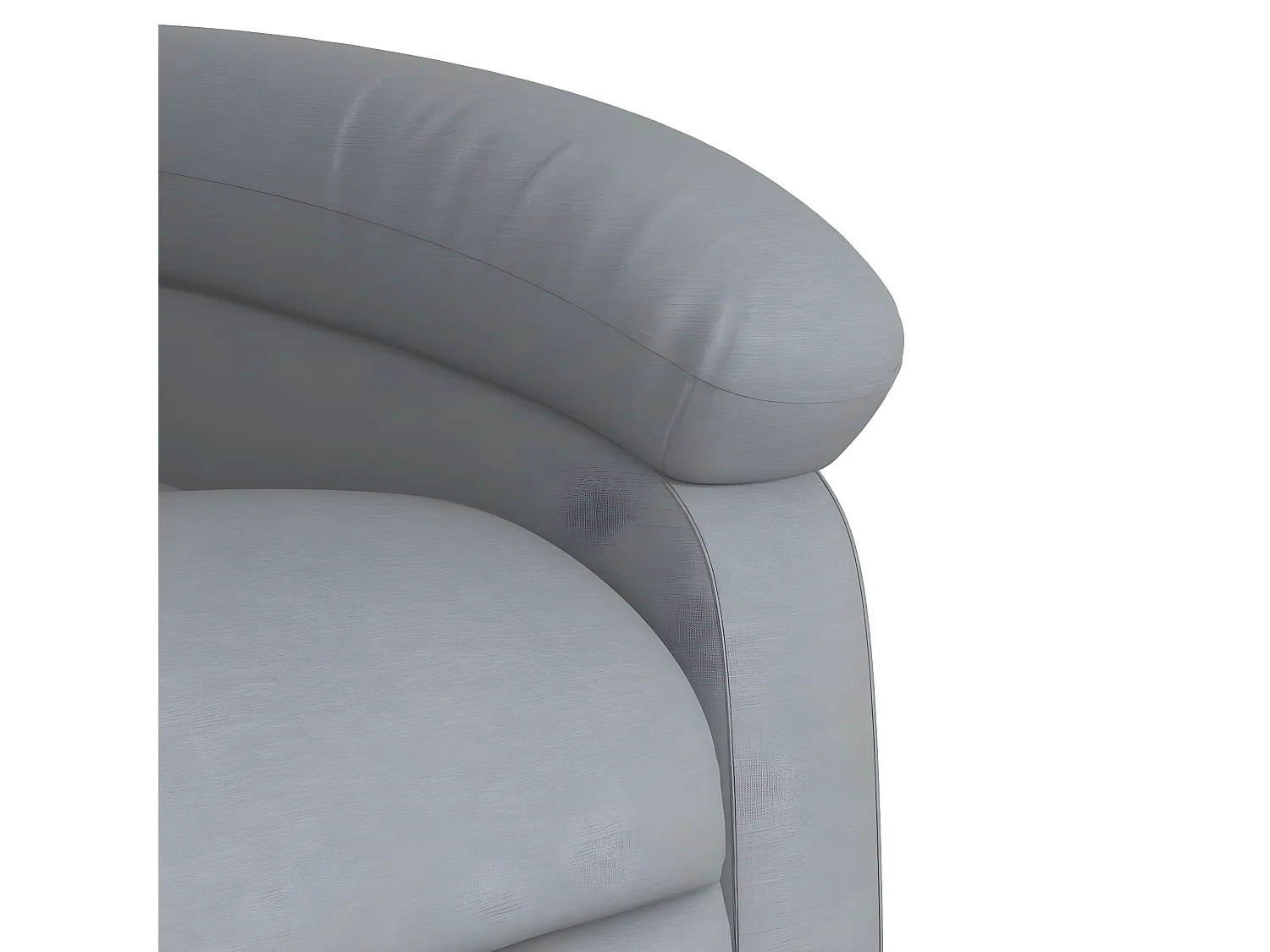Fauteuil inclinable Gris clair Tissu
