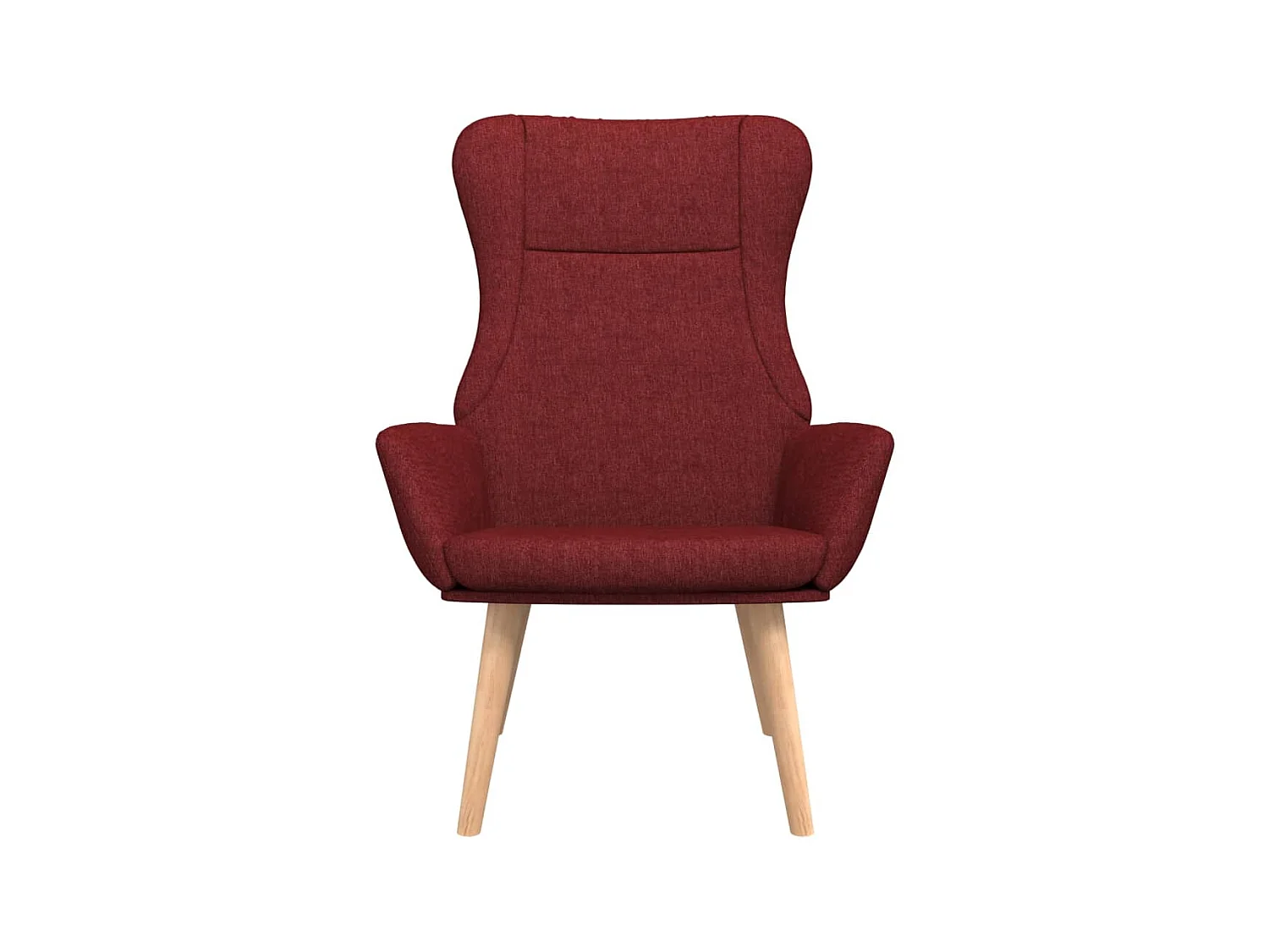 Chaise de relaxation Rouge bordeaux Tissu