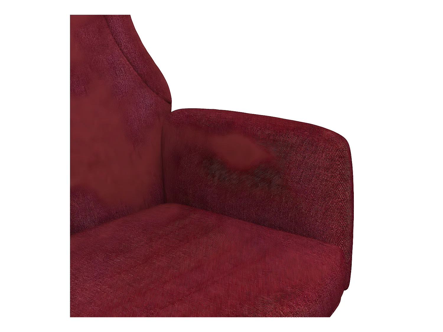 Chaise de relaxation Rouge bordeaux Tissu
