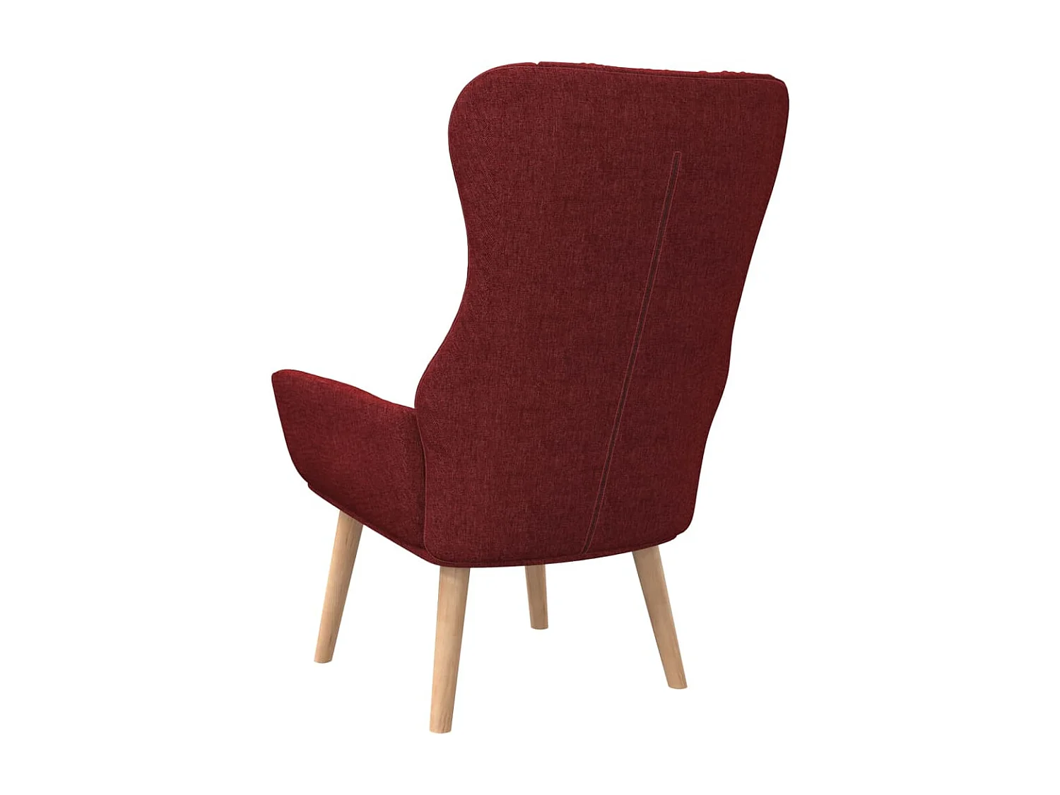 Chaise de relaxation Rouge bordeaux Tissu