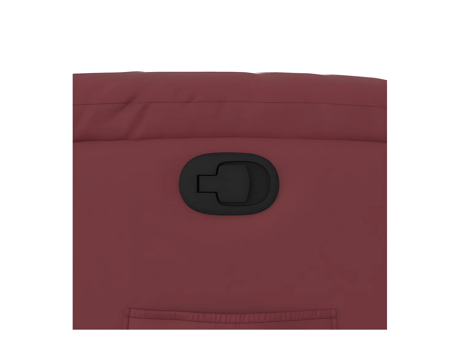 Fauteuil inclinable Rouge bordeaux Similicuir