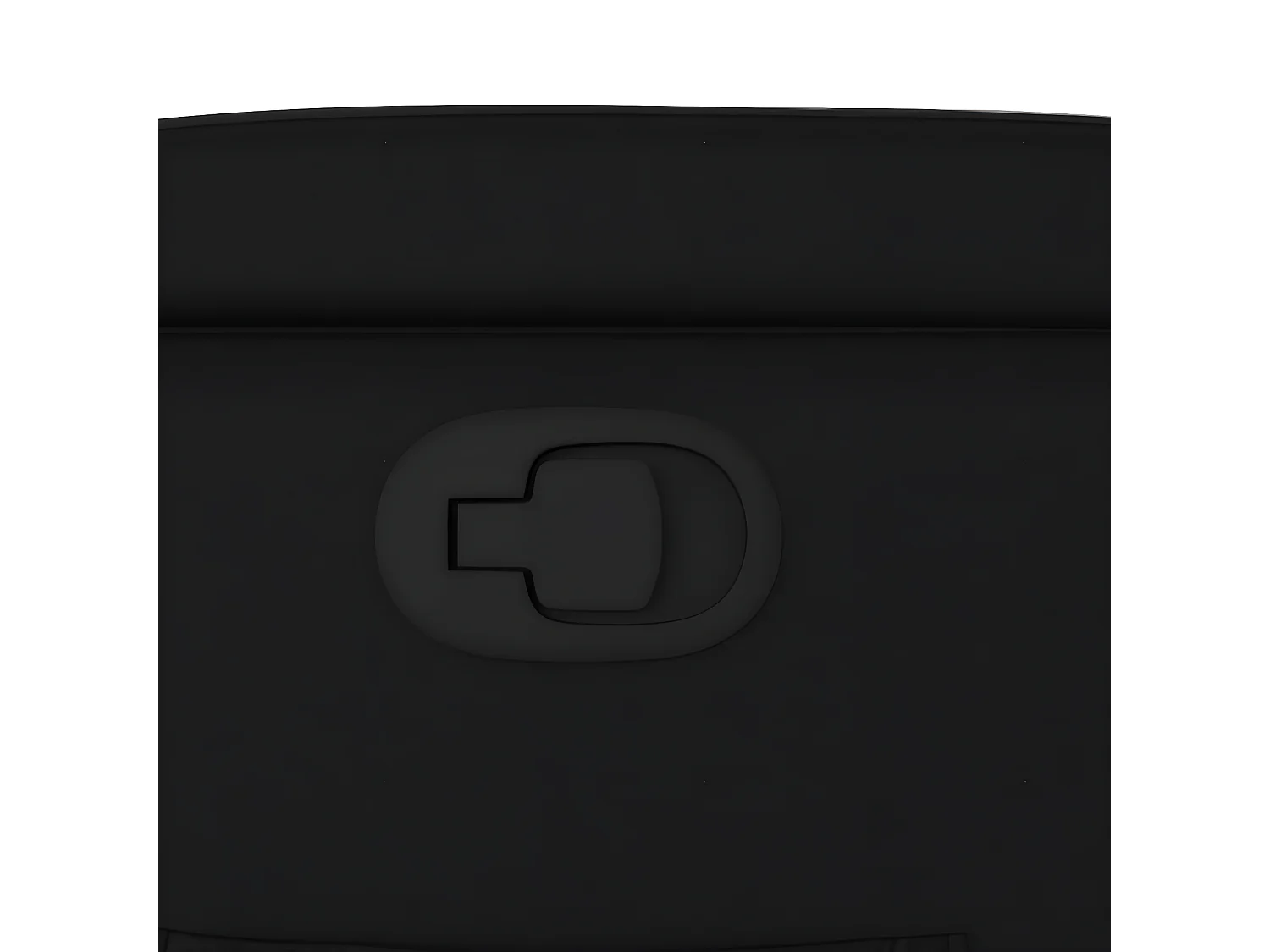 Poltrona reclinabile in ecopelle nera