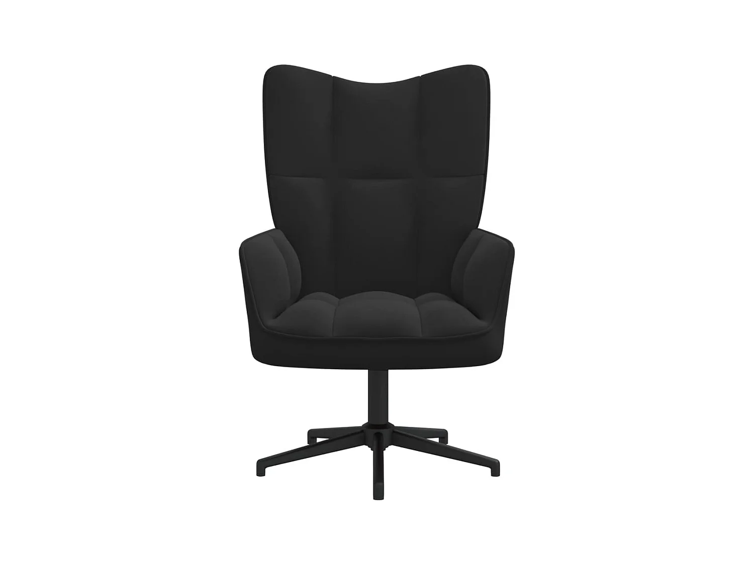 Chaise de relaxation Noir Velours