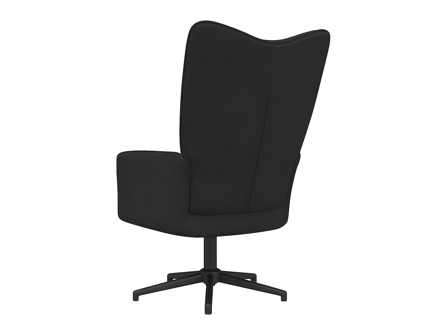 Chaise de relaxation Noir Velours