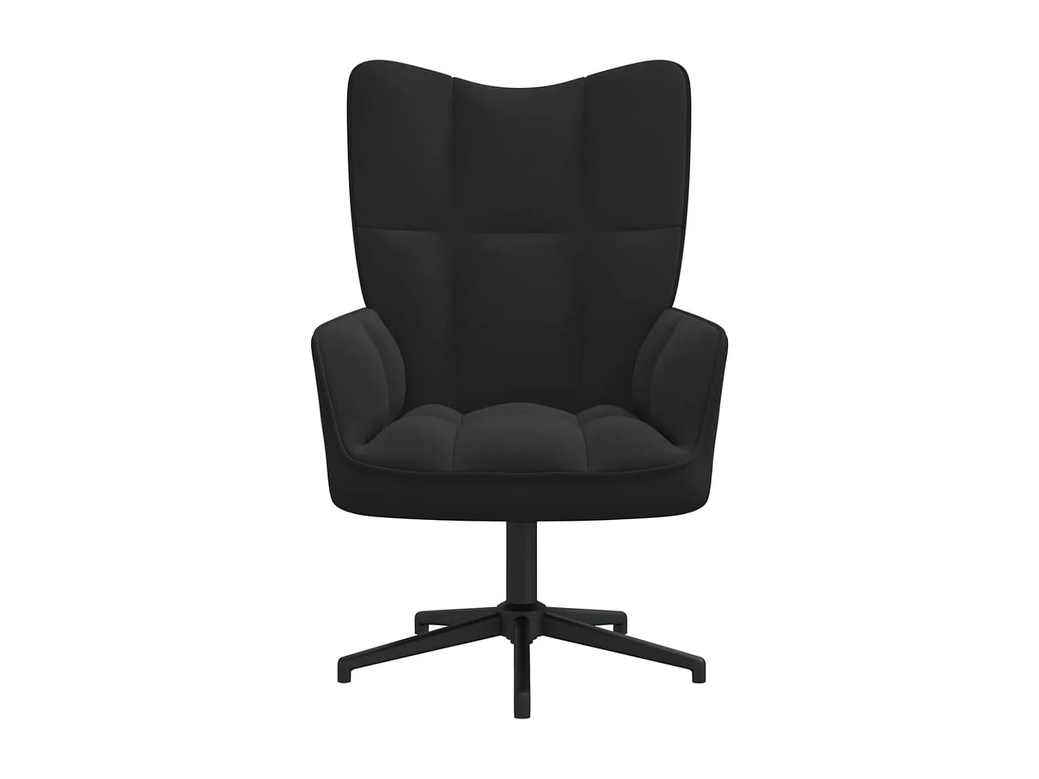 Chaise de relaxation Noir Velours